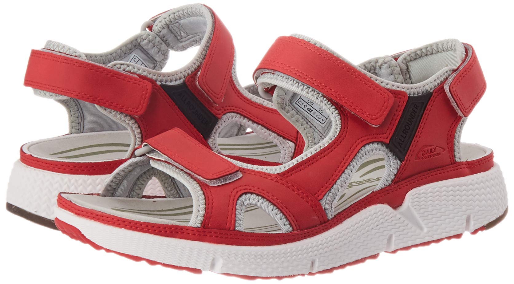 ITS ME RED Allrounder Women's Sandals - Comfortable & Stylish Red Sandals for Women | Perfect for Beach, Travel & Summer Outfits