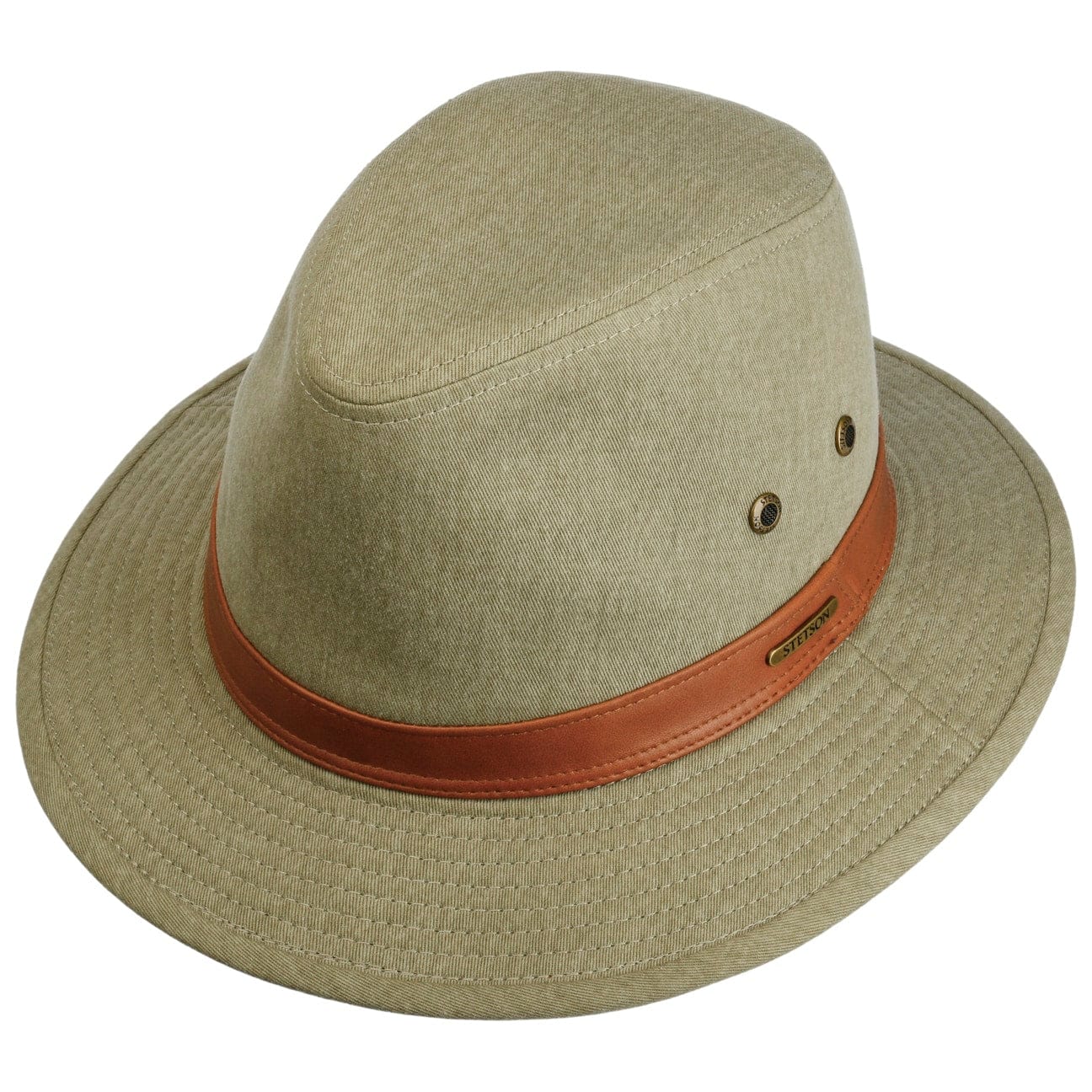 Stetson Cotton Traveller Outdoor Hat - Lightweight & Breathable Sun Protection for Hiking, Camping & Travel