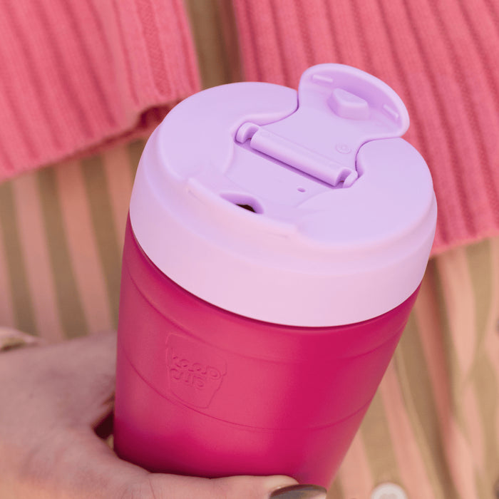 KeepCup Commuter 12oz Reusable Coffee Cup - Insulated Travel Mug for Hot & Cold Drinks - Perfect for Office, Commuting, and Outdoor Activities