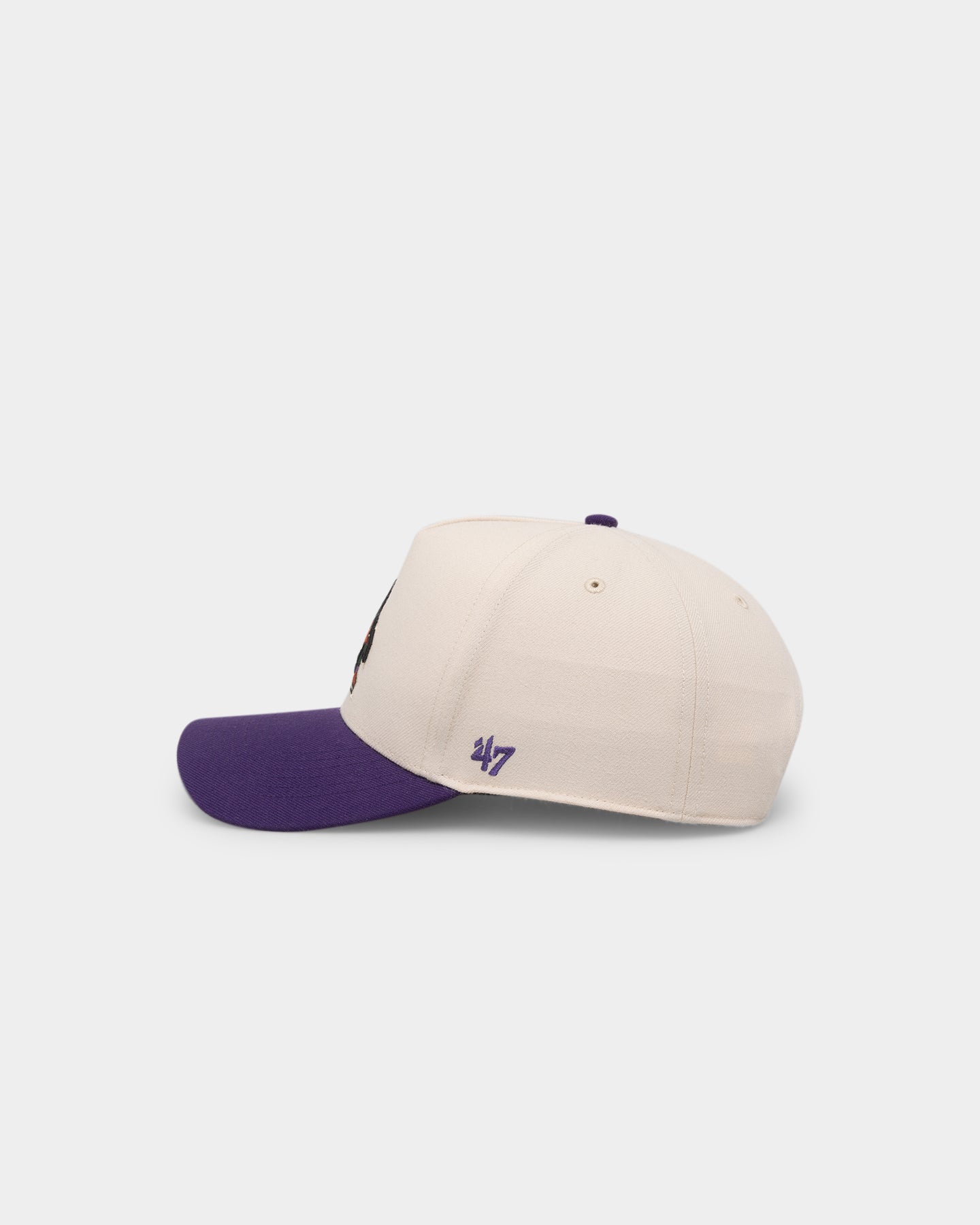 47 Brand Arizona Coyotes 'LA Kings X Arizona Coyotes' 47 MVP DT Snapback Hat - Adjustable Natural/Purple Baseball Cap for Men & Women - Perfect for Sports Fans, Casual Wear & Outdoor Activities