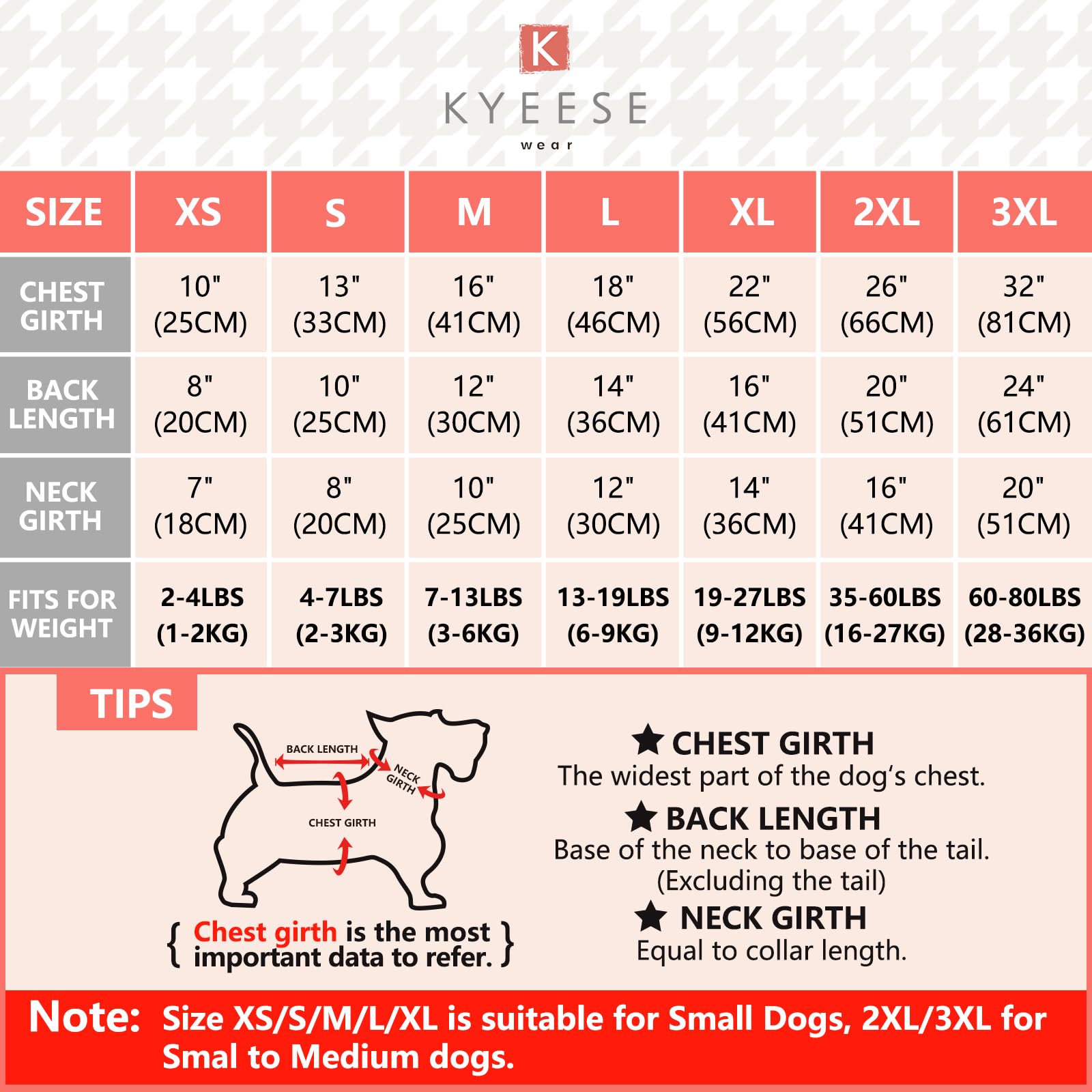 KYEESE Large Dog Sweater with Bowtie - Soft Checkered Turtleneck Pet Sweater for Big Dogs | Warm Winter Dog Clothes & Coats | Perfect for Outdoor Walks & Holiday Photos (Grey, Size 3L)