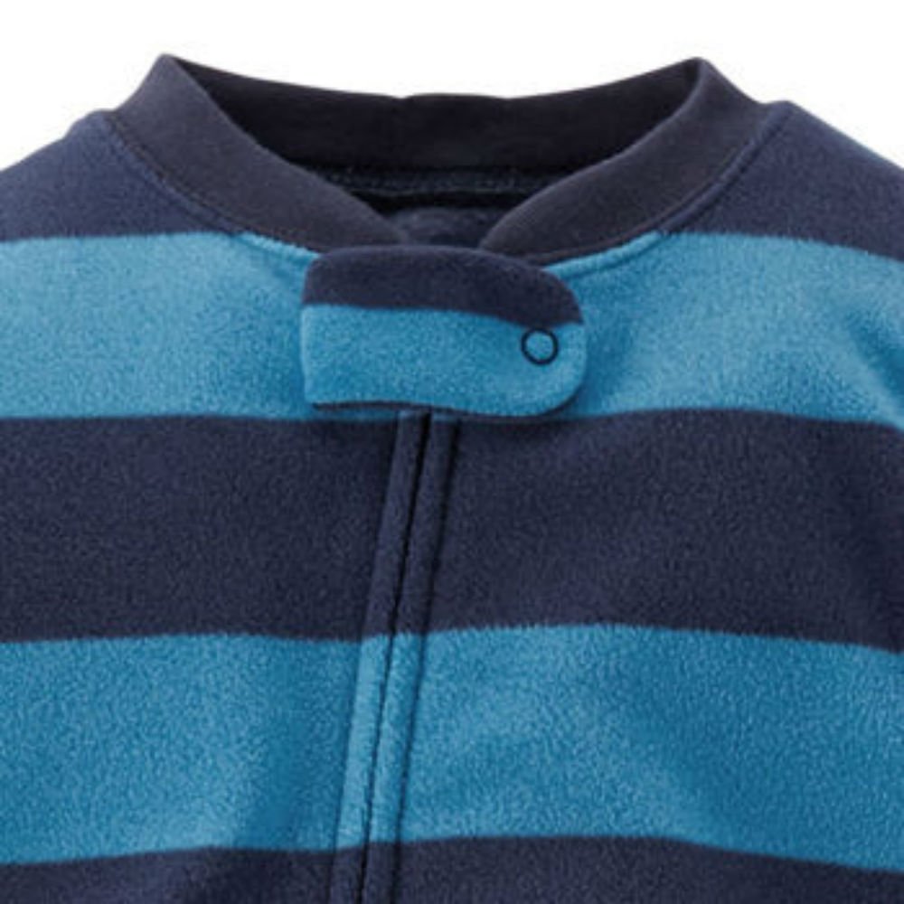 Carters Boys' Firetruck Print Fleece Blanket Sleeper Pajamas - 18 Months - Soft & Warm Baby Sleepwear for Winter Nights