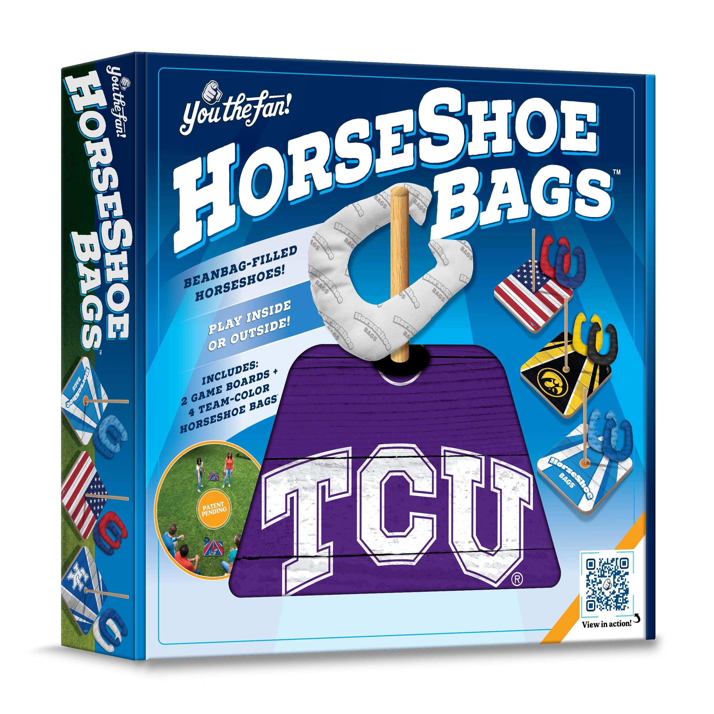 YouTheFan NCAA TCU Horned Frogs Horseshoe Bags - Durable Team Spirit Tote for Game Day, Tailgating & College Fan Accessories