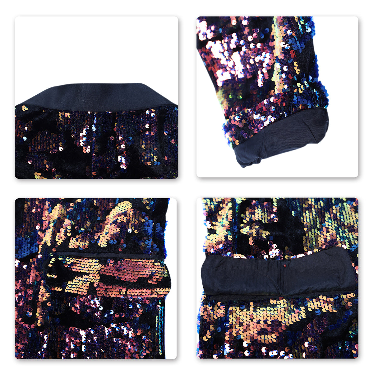 Sparkly Sequin Blazer for Women - Slim Fit Party Jacket, Elegant Evening Wear for Weddings, Prom & Night Out