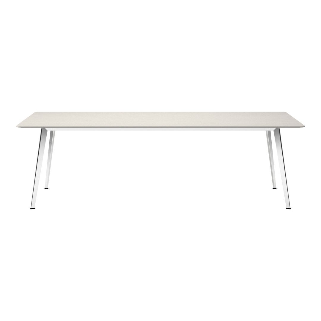 Modern Rectangular JW Dining Table - Solid Wood Kitchen Table for 6-8 People - Perfect for Family Dinners & Entertaining Guests