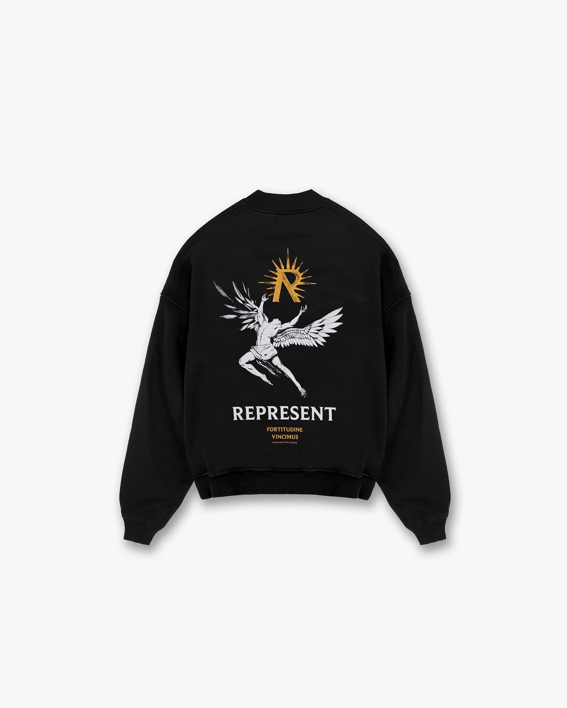 Icarus Sweater - Premium Jet Black Knit Pullover for Men & Women | Cozy Winter Fashion, Casual Outfit & Layering Essential