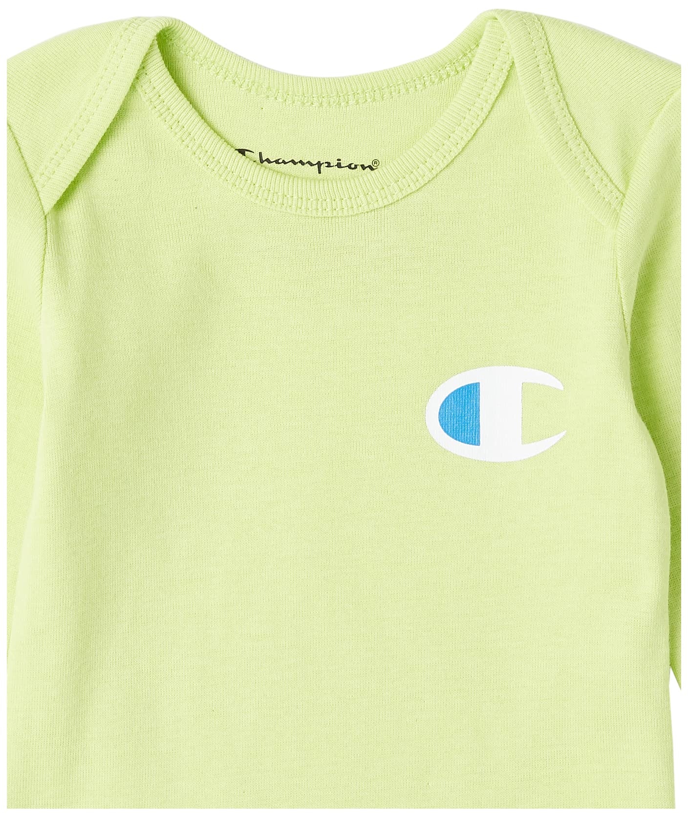 Champion 5-Pack Long Sleeve Baby Bodysuits - Gender Neutral Infant Clothes for 0-6 Months (Multiple Colors) - Soft & Comfortable for Everyday Wear, Playtime & Nursery Outfits