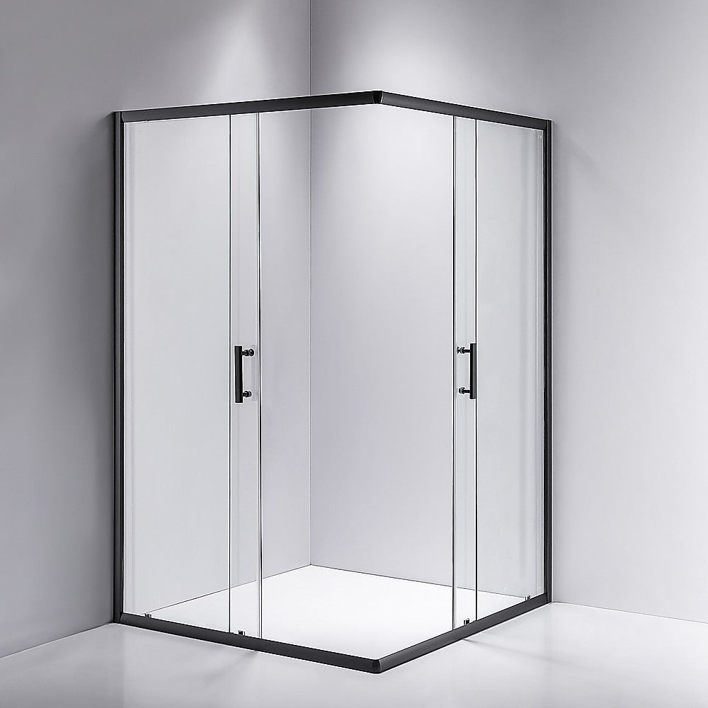 Della Francesca 1000 x 1200mm Sliding Door Shower Screen - Tempered Nano Safety Glass for Bathroom, Waterproof & Durable - Perfect for Modern Home, Hotel, and Spa Bathroom Renovation