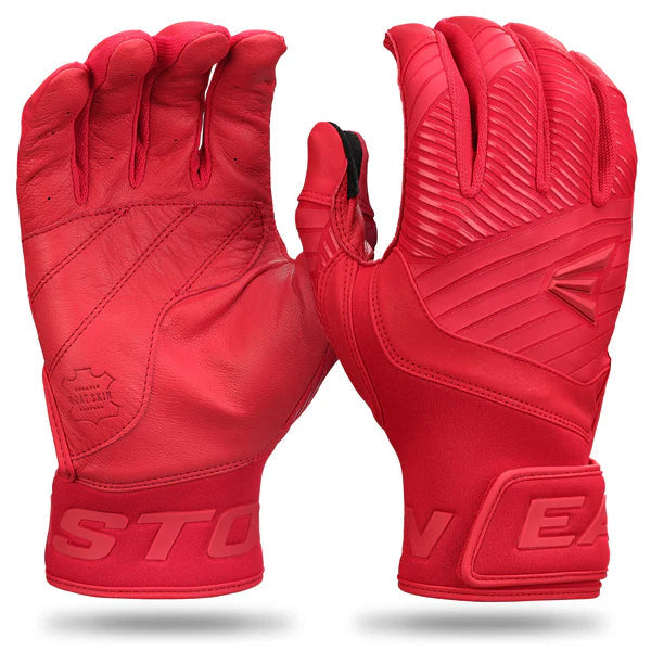 Easton Walk Off Ethos Adult & Youth Batting Gloves - Baseball & Softball Training - Red (WOBG25) | Perfect for Hitting Practice, Batting Cages & Game Day Performance