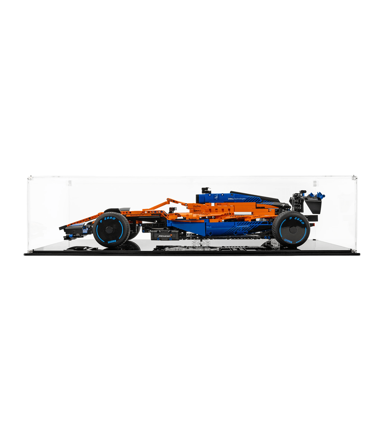 LEGO McLaren Formula 1 Race Car 42141 Display Case - Premium Acrylic Showcase for Collectible Model Cars - Perfect for Home Office Decor & Toy Car Collection Protection