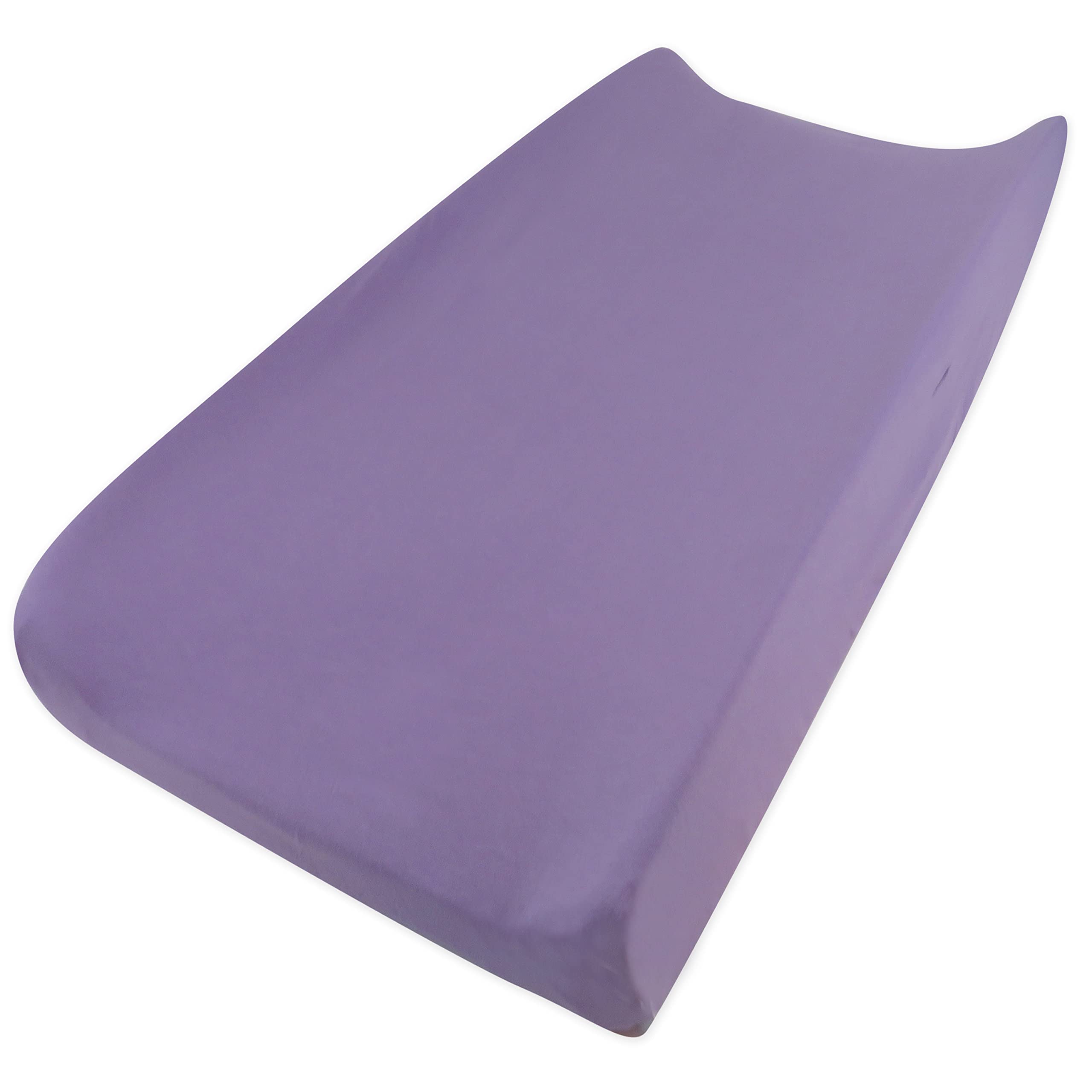 Honest Baby Girls Organic Cotton Changing Pad Cover - Soft, Hypoallergenic, Washable - Purple, One Size - Perfect for Nursery, Diaper Changing & Baby Care Essentials