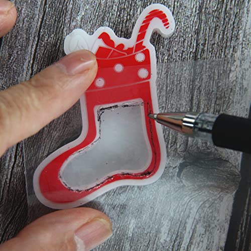 Christmas Resin Shaker Molds - Epoxy Quicksand Silicone Molds for Crystal Pendants, Jewelry & Keychains - DIY Holiday Decorations & Handmade Gifts (Perfect for Christmas Crafts, DIY Jewelry Making & Unique Gift Ideas)