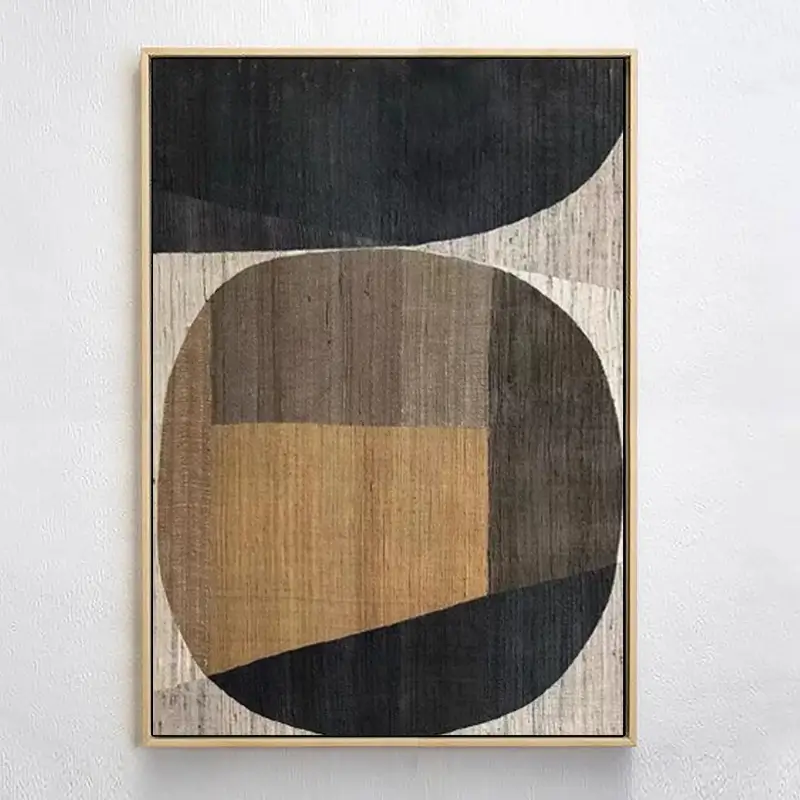 Abstract Tranquility Art Painting #WS011 - Modern Wall Decor for Living Room, Bedroom & Office - Calming Canvas Artwork for Home & Workspace