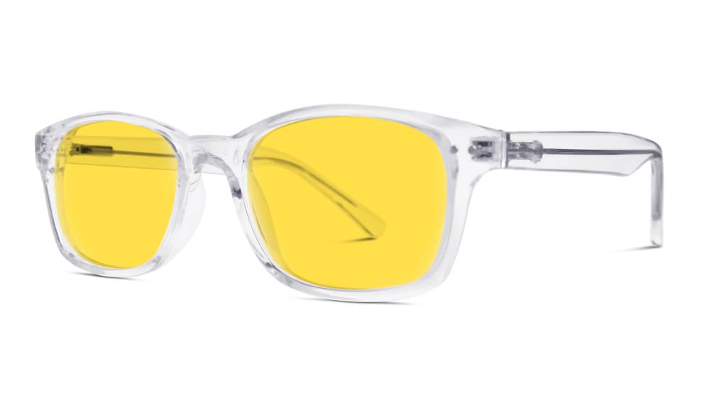 DayMax Lucent Glasses - Blue Light Blocking & Anti-Reflective Crystal Clear Lenses for Computer, Gaming & Reading - Reduce Eye Strain & Improve Sleep