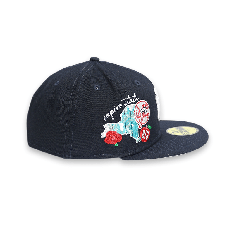 New York Yankees Navy 59FIFTY Fitted Baseball Cap for Men - Official MLB Team Logo Hat for Sports Fans & Streetwear Fashion