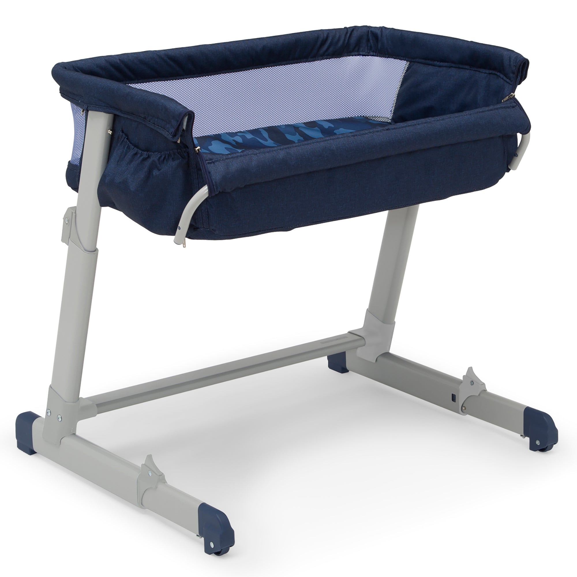 BabyGap Whisper Bedside Bassinet - Portable Crib for Newborns & Infants | Lightweight & Breathable Mesh Design | Perfect for Nursery, Bedroom & Travel | Safe Sleep Space for Baby