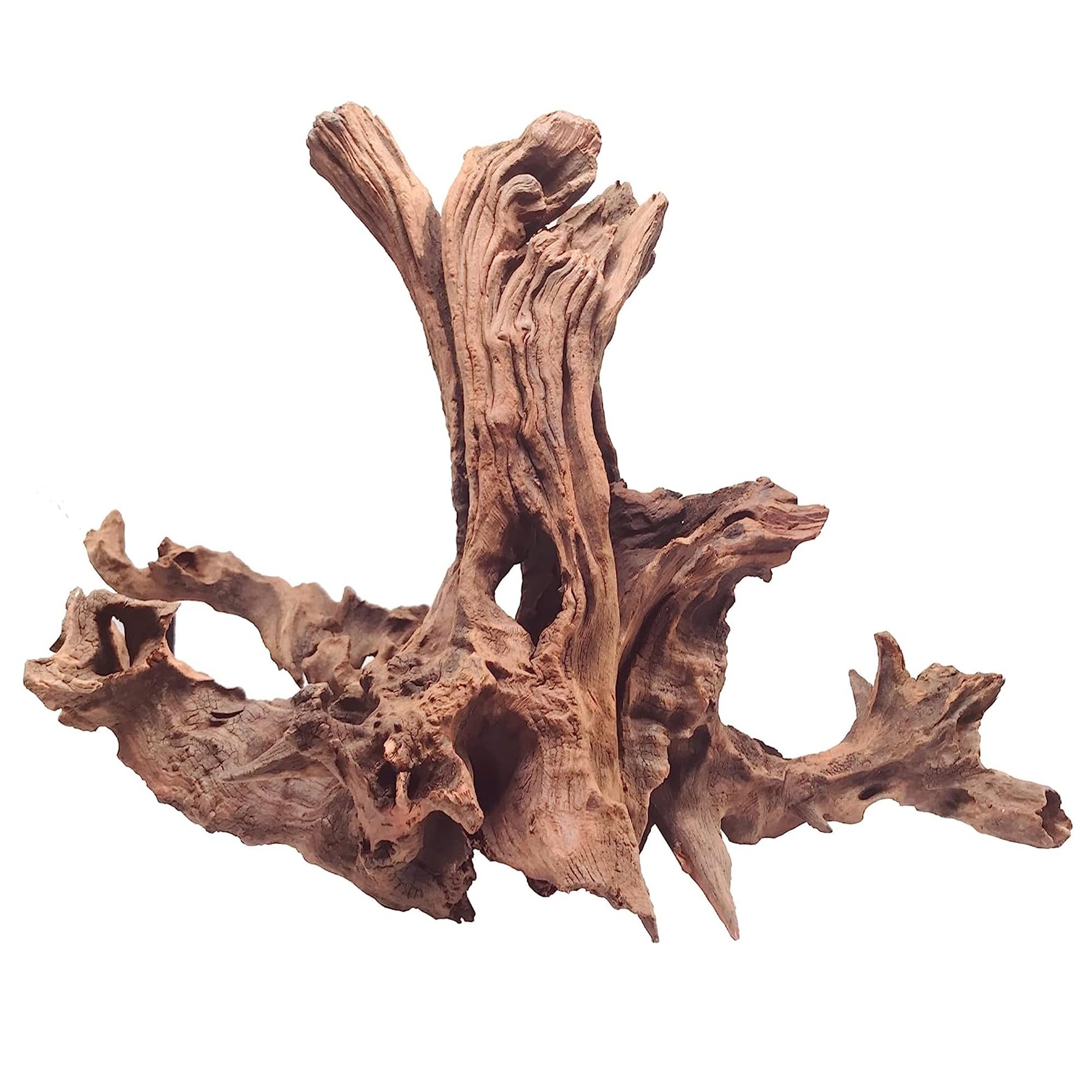 Natural Driftwood for Aquarium Decor - 13''-17'' Large Driftwood for Fish Tank, Reptile Terrarium & Air Plants | Perfect for Bearded Dragon Habitat, Aquascaping & Home Décor