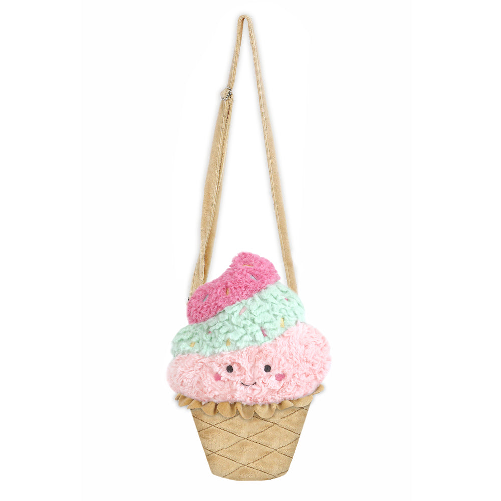 Stylish Ice Cream Shaped Crossbody Purse for Women - Trendy & Fun Accessory for Summer Outings, Parties & Casual Wear