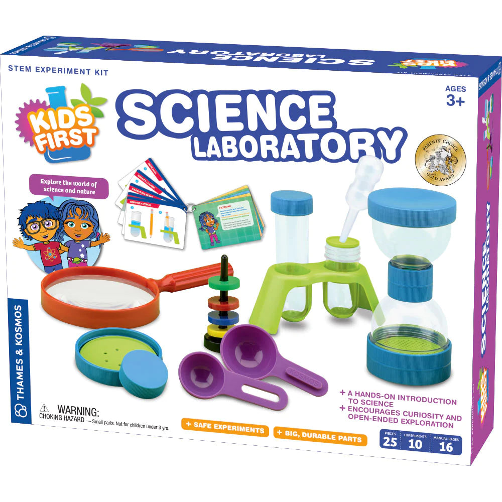 Kids First Science Laboratory Kit - STEM Educational Toys for Children - Fun Science Experiments for Home & Classroom Learning