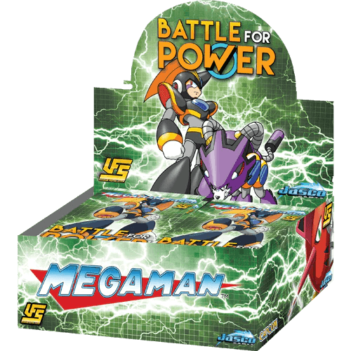 Mega Man: Battle for Power Booster Box - 24 Packs | UFS Trading Card Game | Jasco Games | Collectible Card Game for Tournaments & Casual Play