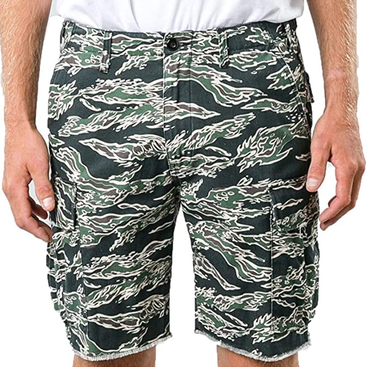 Men's Durable Rustic Workshop Shorts - Comfortable & Stylish Workwear for DIY Projects, Home Repairs, and Outdoor Activities