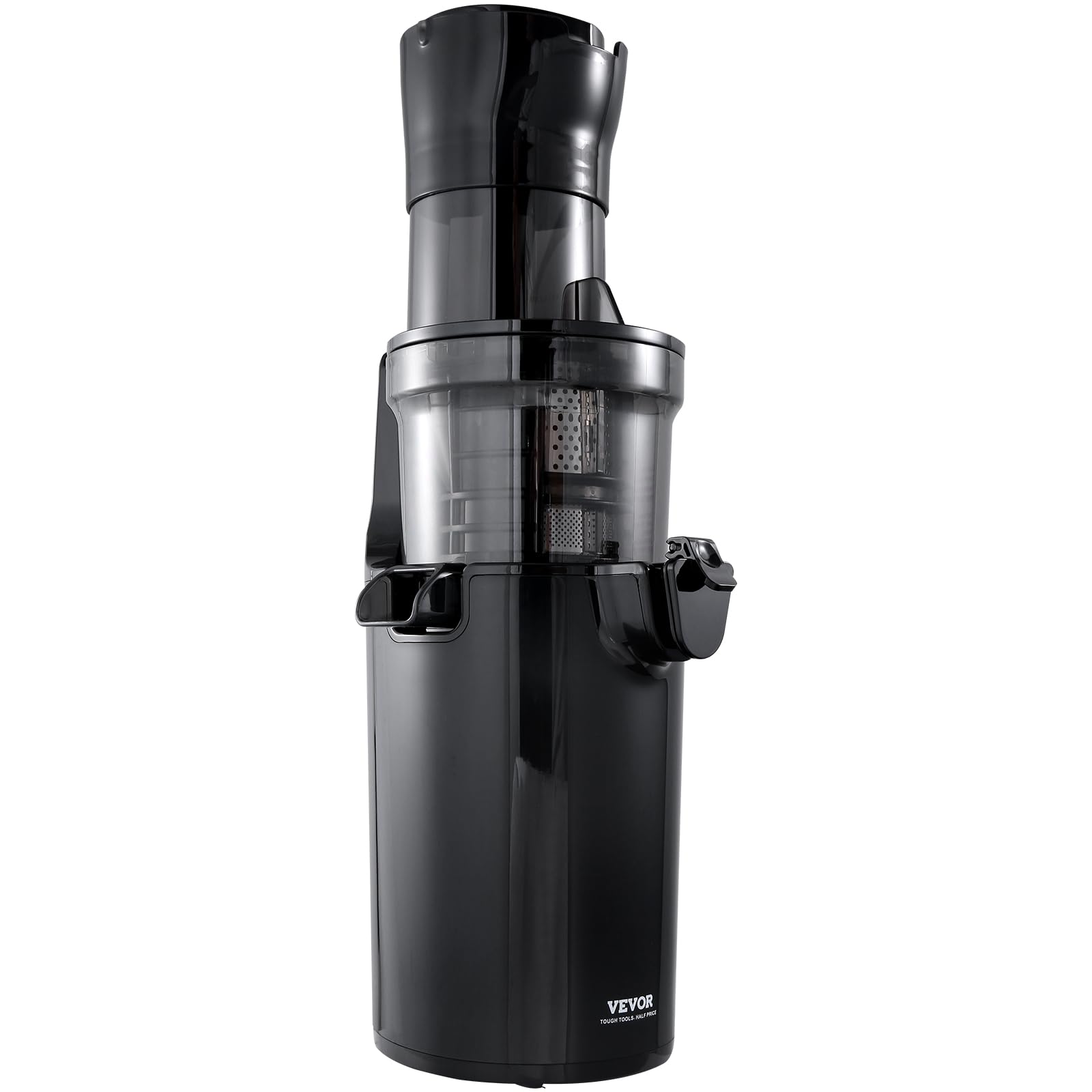 VEVOR Slow Masticating Juicer - Cold Press Juicer Machine with High Juice Yield, Easy to Clean with Brush - Perfect for Fruits, Vegetables, Wheatgrass & Healthy Juicing at Home, Gym or Office