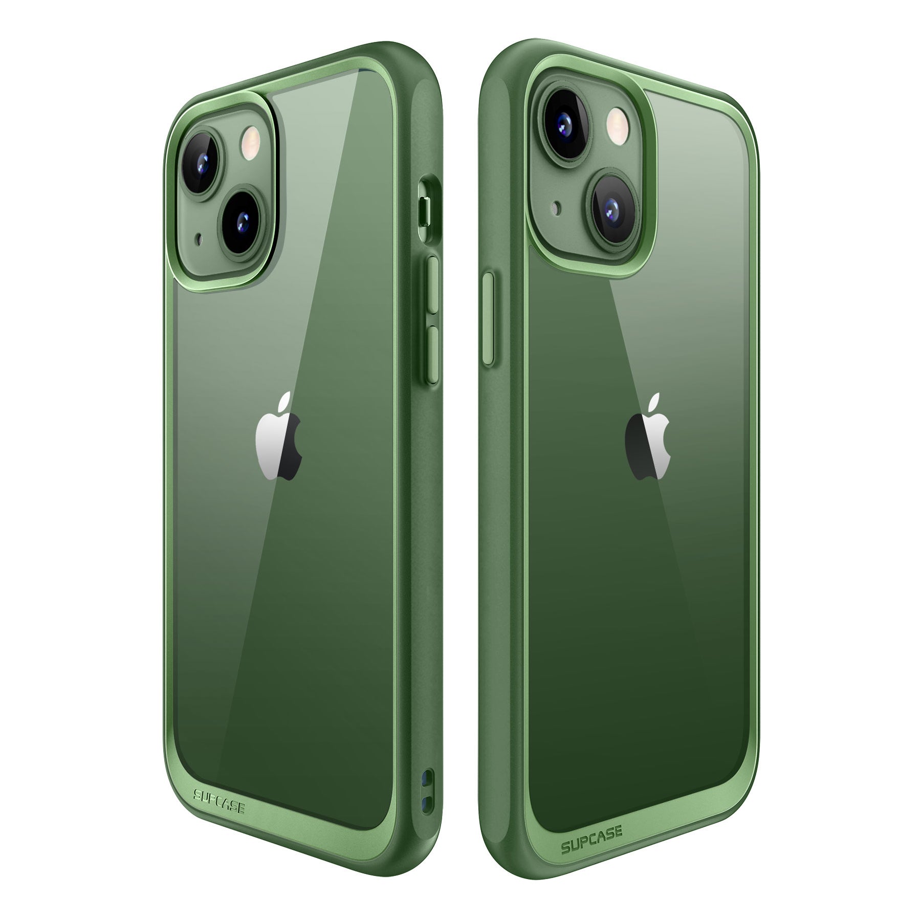 iPhone 14 6.1 Inch Slim Clear Protective Case - Unicorn Beetle Style (Green) | Shockproof & Scratch Resistant Cover for Everyday Use, Work & Outdoor Activities