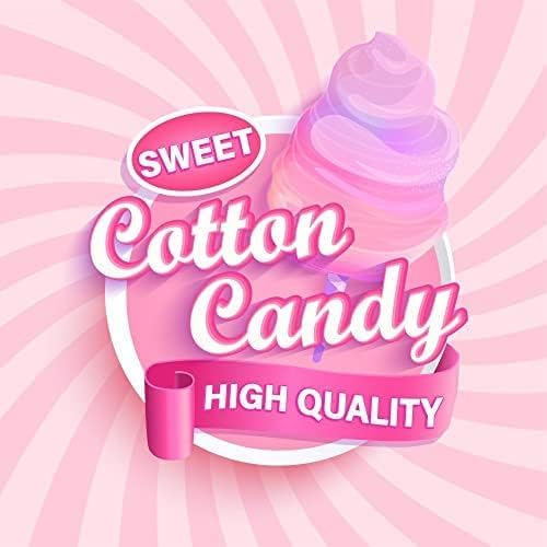 Cotton Candy Floss Sugar (2 Pack, Green Lime Flavor) - 22 oz Bulk Cotton Candy Mix for Machine - Makes 44 Cones - Perfect for Parties, Carnivals & DIY Sweet Treats