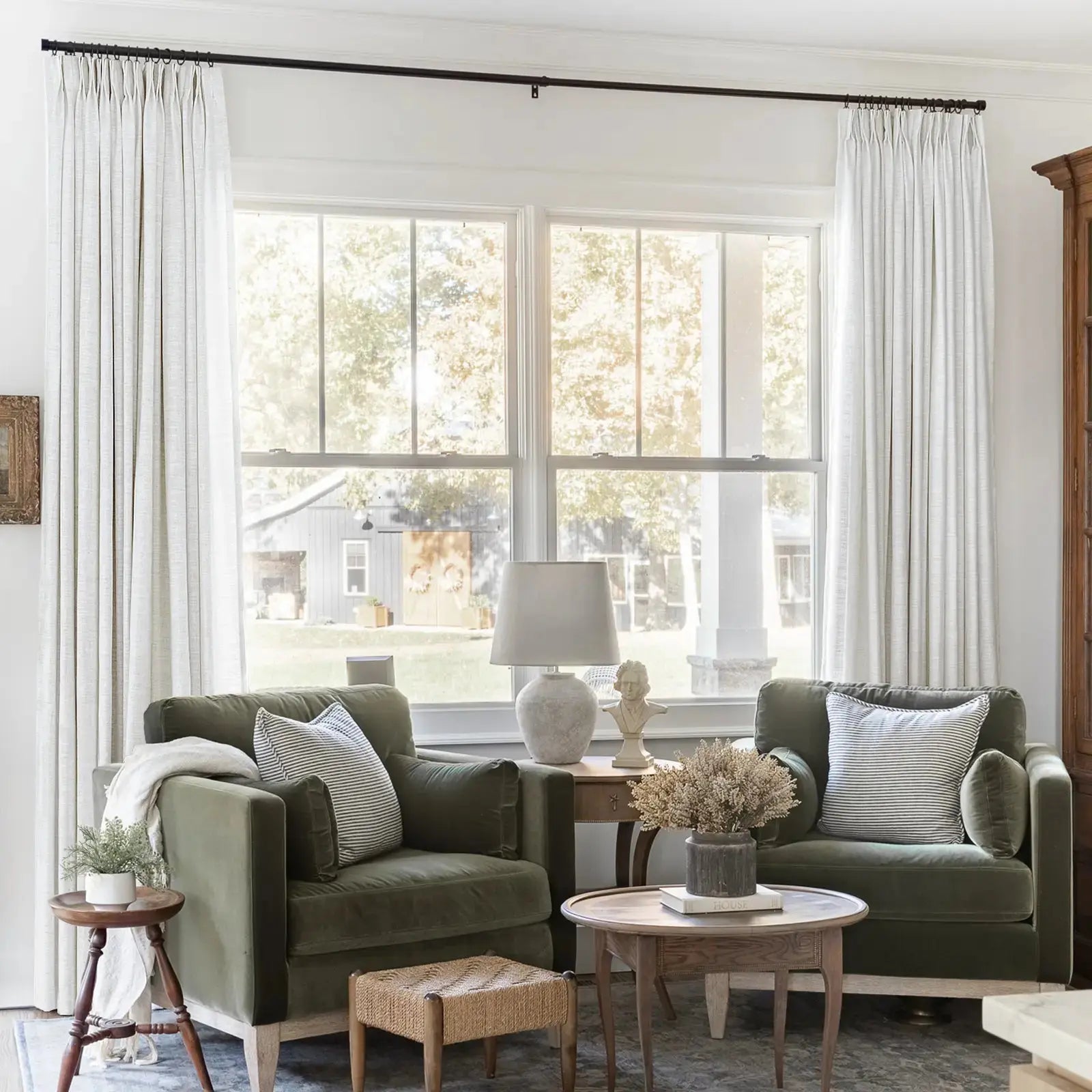 Motorized Blackout Pinch Pleat Curtains - Ready Made for Living Room & Bedroom - Noise Reduction & Light Blocking for Better Sleep