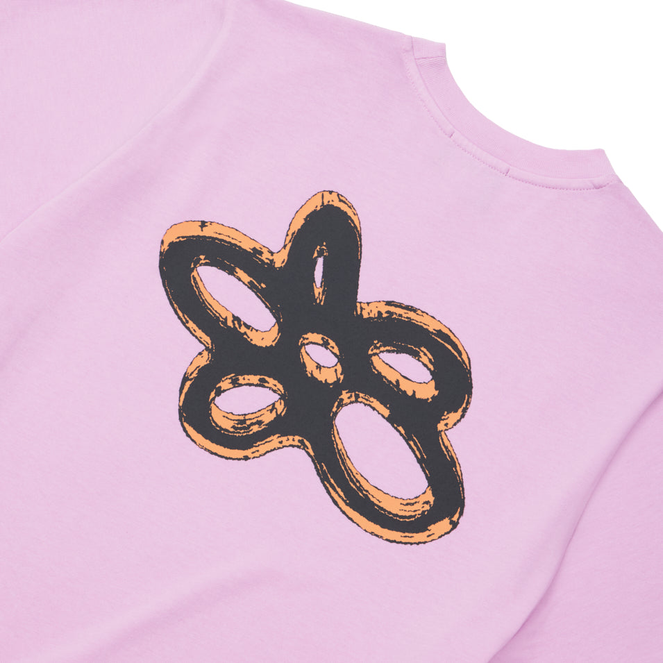 DBE Crop Tee in Soft Purple - Trendy Women's Short Sleeve T-Shirt for Casual Wear, Summer Outfits & Street Style Fashion
