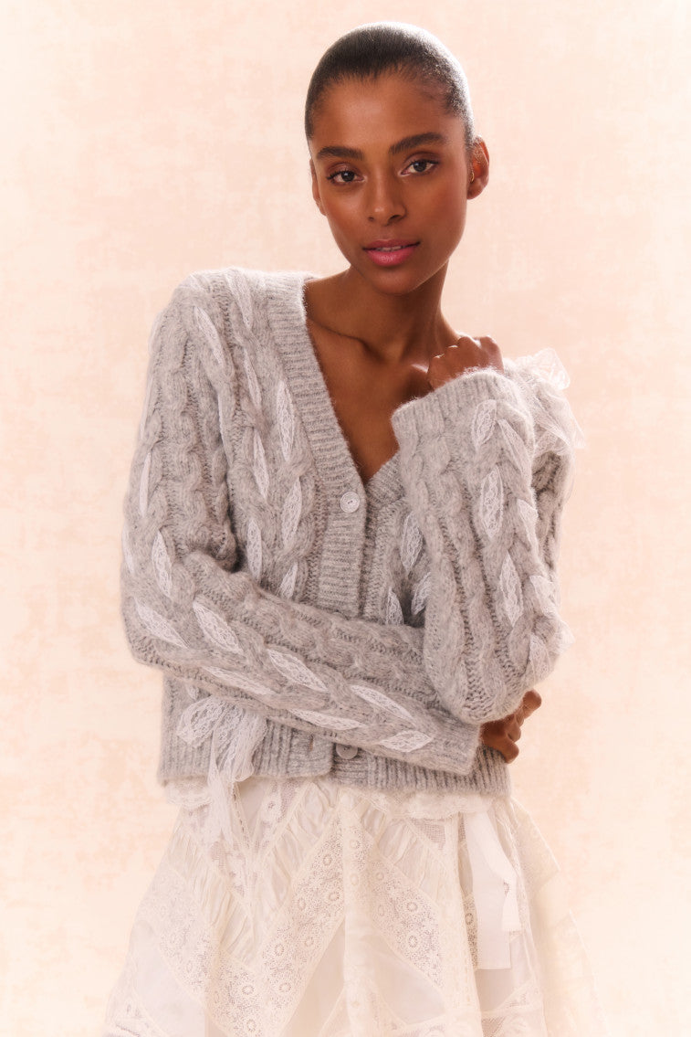 Louella Wool Knit Cardigan for Women - Soft & Warm Winter Sweater - Perfect for Office, Travel & Casual Outfits