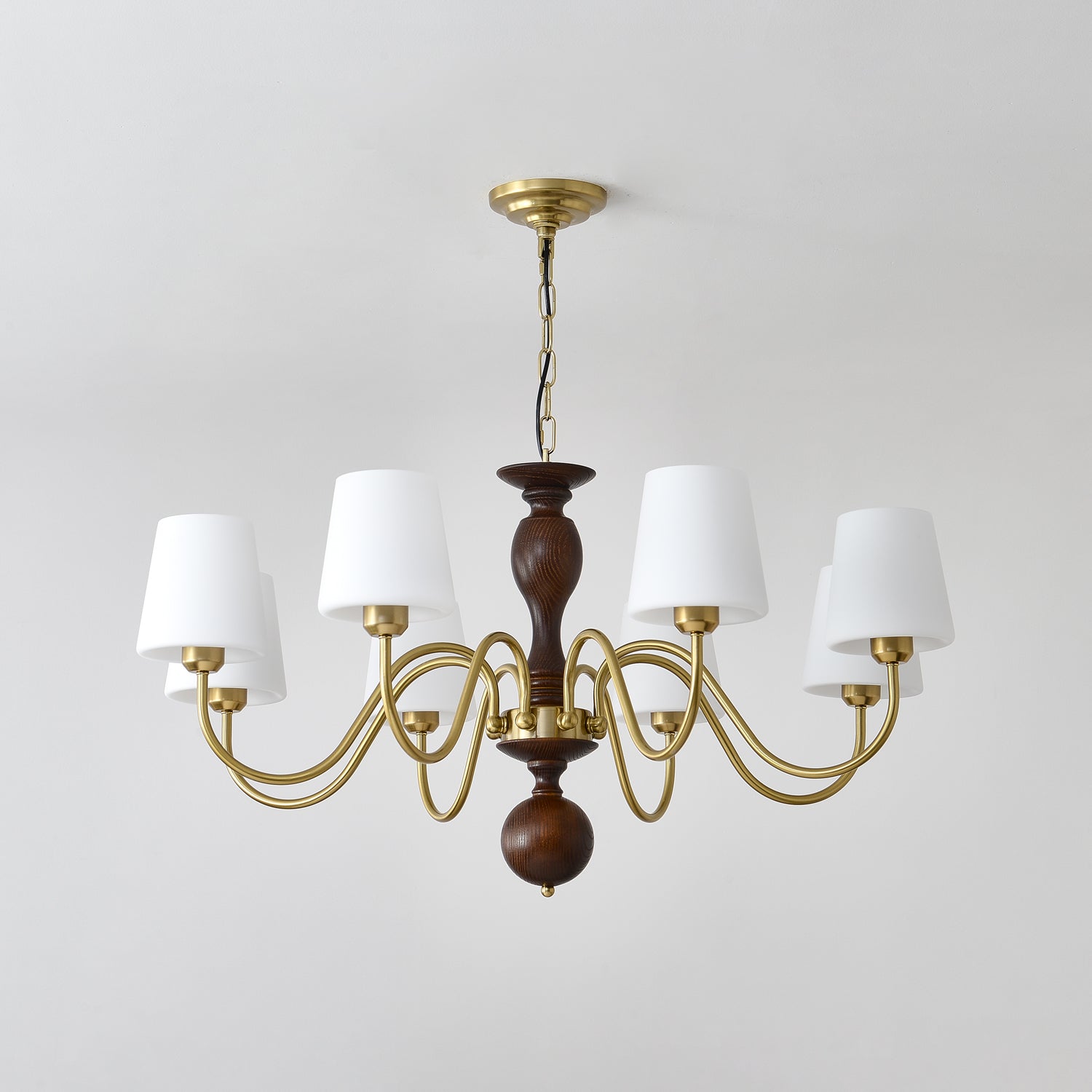 Grove Haven Chandelier - Elegant Crystal Ceiling Light Fixture for Dining Room, Living Room & Bedroom | Perfect for Home Decor & Wedding Venues