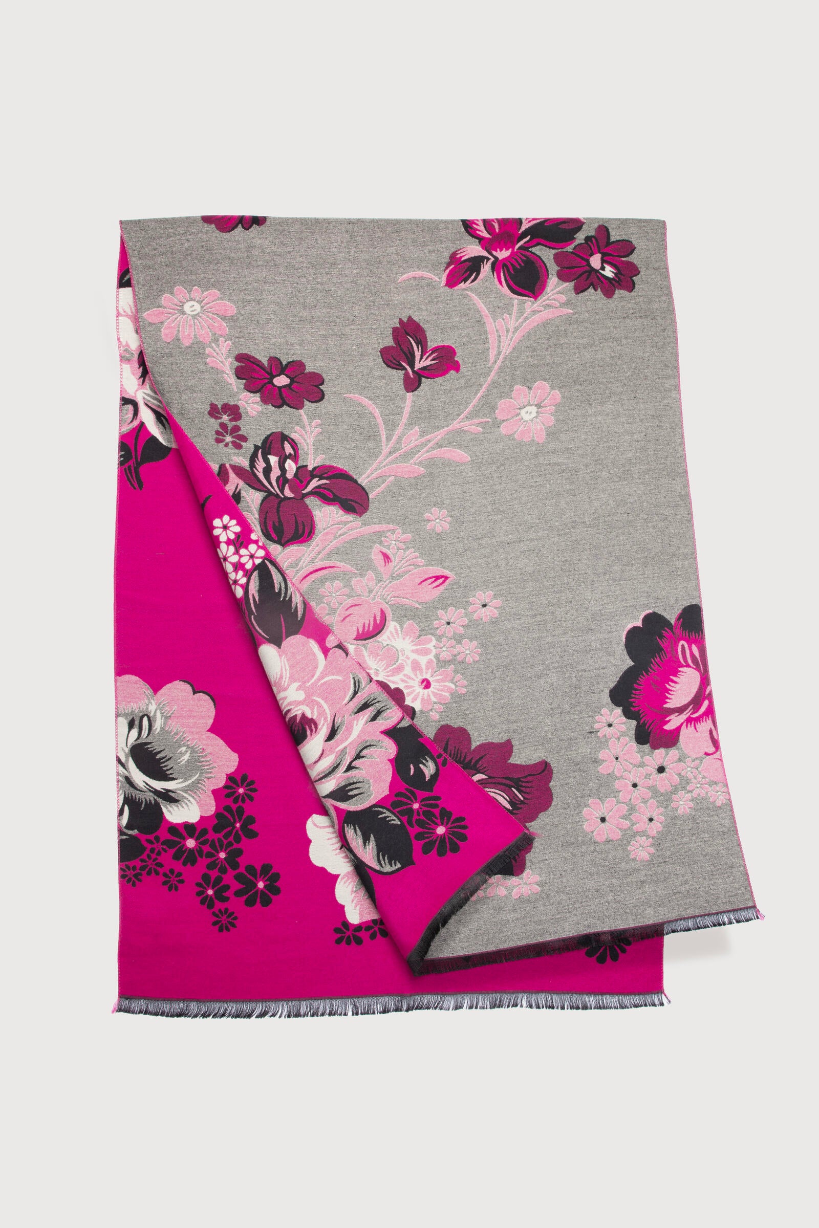 Reversible Blossom Burst Scarf - Lightweight Floral Print Shawl for Women | Perfect for Spring Outfits, Weddings & Travel Accessories
