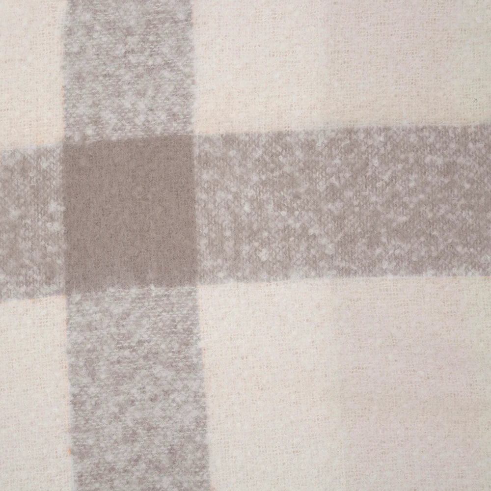 Frankie Pebble Check Throw Rug by Bambury - Soft Non-Slip Area Rug for Living Room, Bedroom, Nursery & Dorm Decor