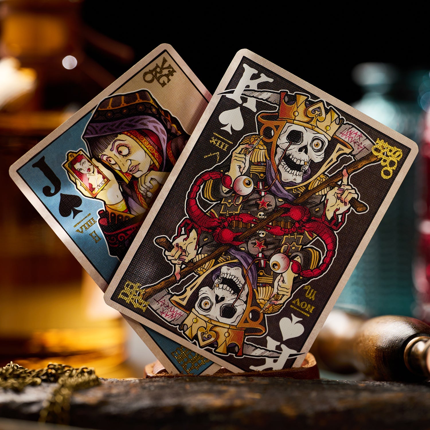 Madame Laveau Voodoo Themed Playing Cards - Premium Quality Deck for Magic Tricks, Poker Games & Collectors | Perfect for Game Nights, Fortune Telling & New Orleans Style Decor