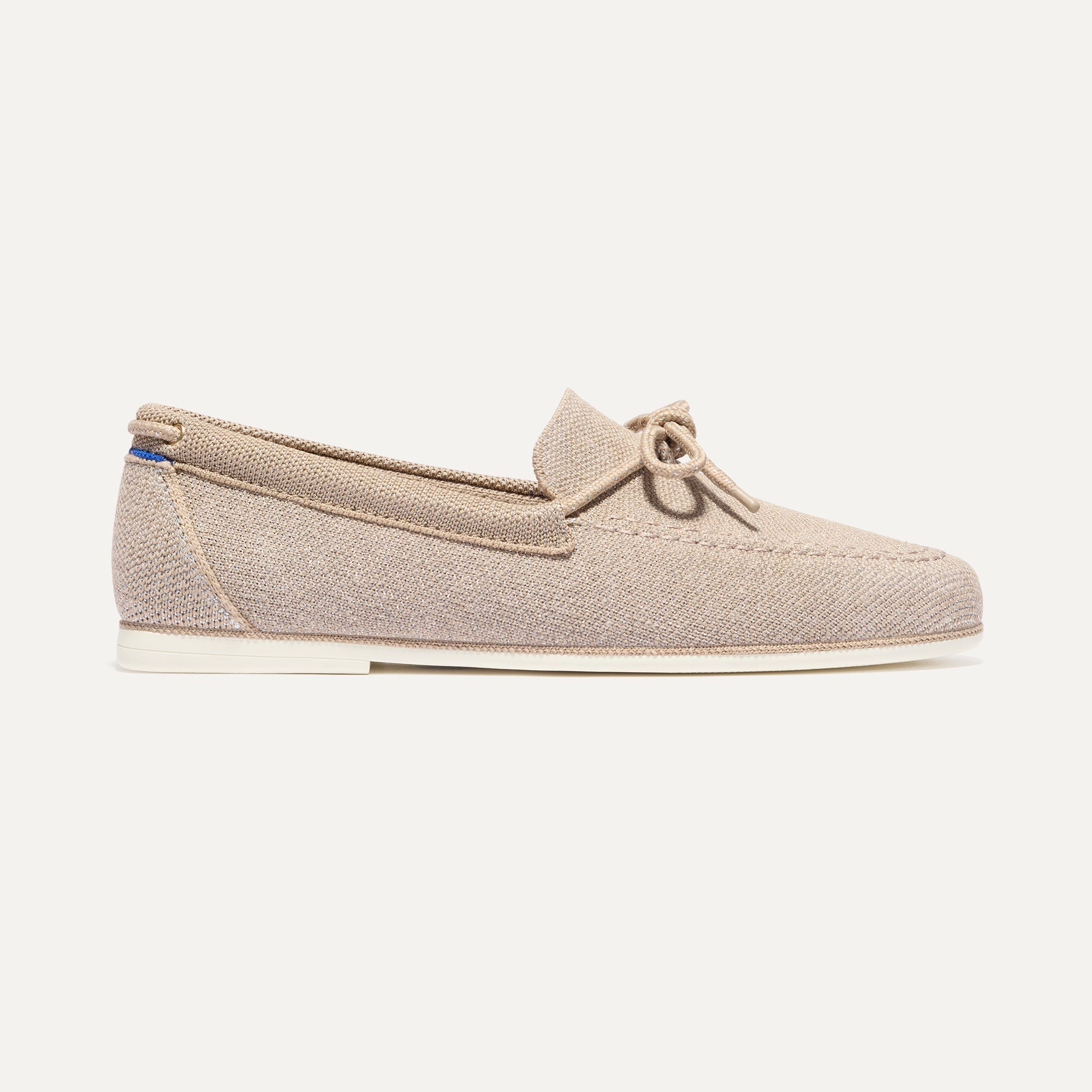 Comfortable & Stylish Boat Shoes with Shimmery Sand Finish - Perfect for Casual Outings, Beach Walks, and Summer Fashion
