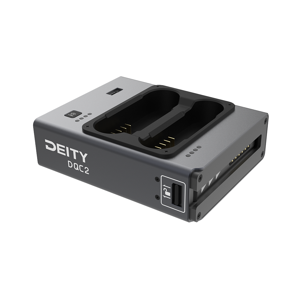 DQC2 2 Bay Smart Battery Charger for AA AAA Rechargeable Batteries - Fast Charging with LCD Display - Perfect for Home, Office, and Travel Use