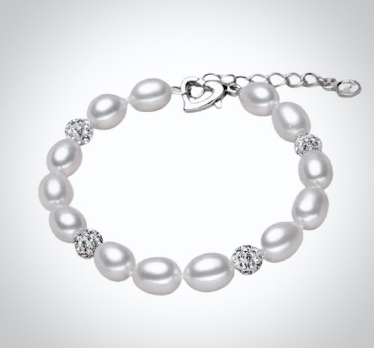 Violet Sterling Silver & Natural Pearl 3-Piece Bridal Jewelry Set | Wedding, Engagement & Anniversary Gift | Elegant Necklace, Earrings & Bracelet Combo