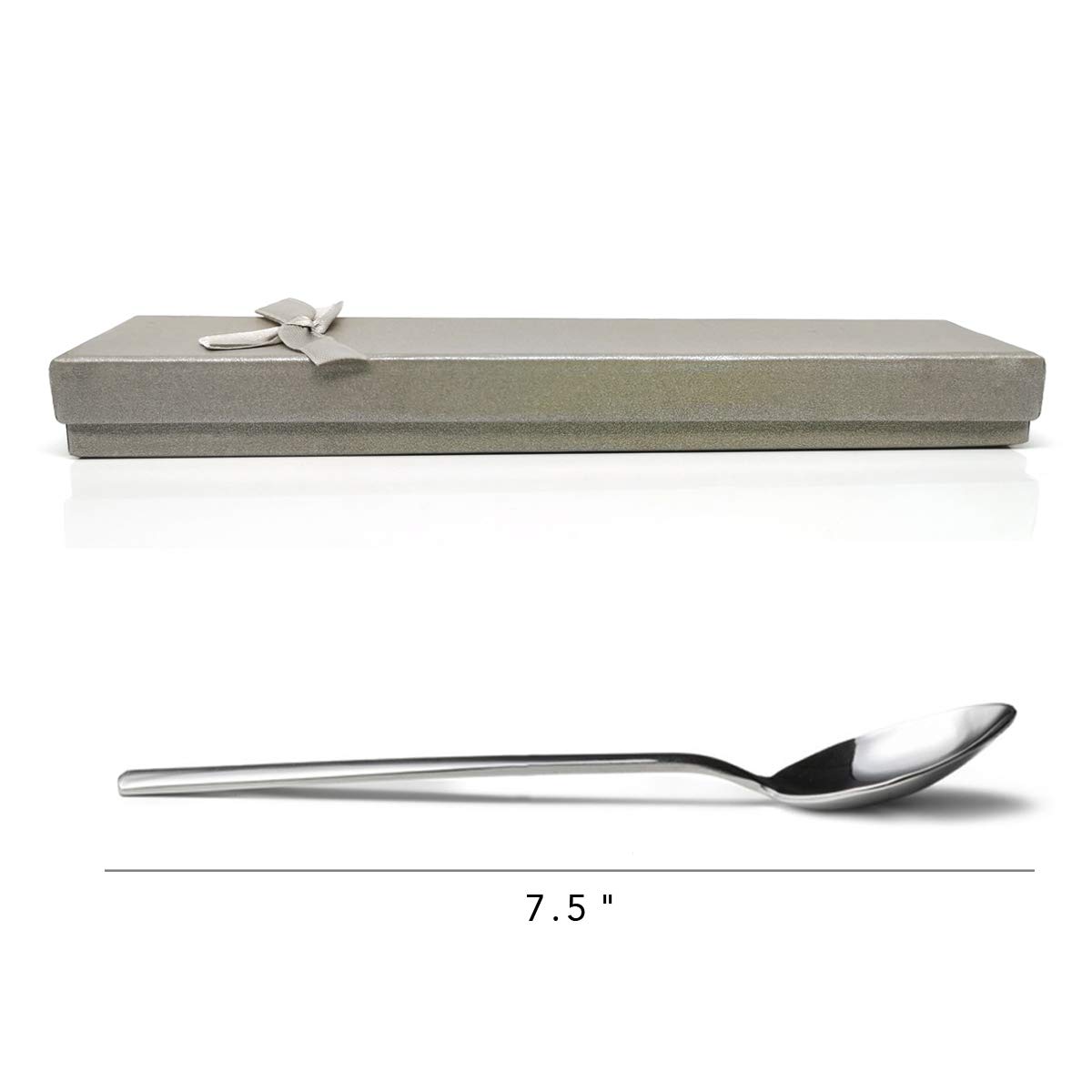 Personalized Stainless Steel Engraved Coffee Spoon - Romantic Gift for Her, Him, Wife, Husband, Girlfriend, Boyfriend - Perfect for Birthday, Valentine's Day, Anniversary & Christmas - Ideal for Coffee Lovers & Couples' Morning Rituals