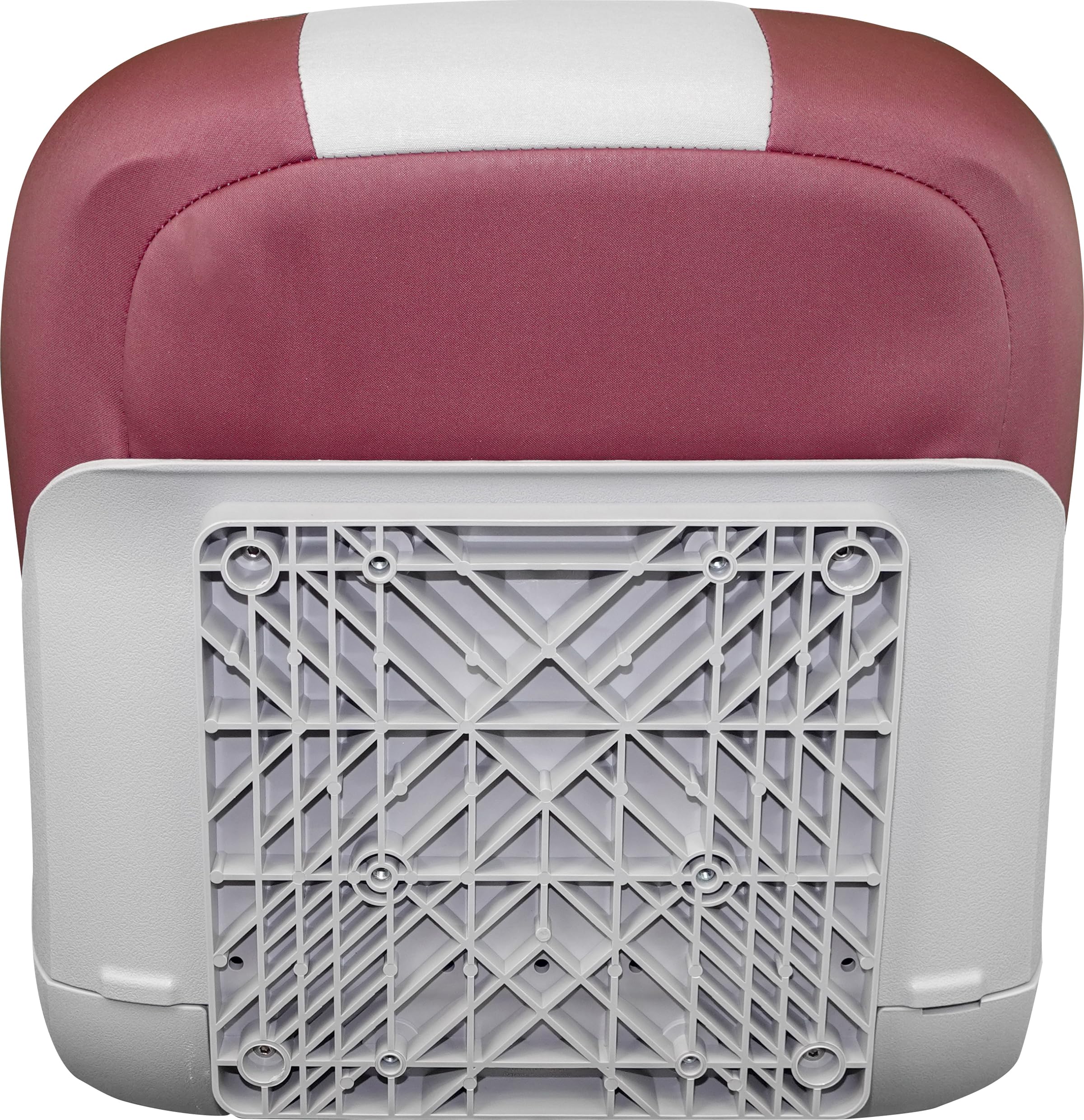 Tempress ProBax Orthopedic Folding High Back Boat Seat - Ergonomic Support for Fishing & Boating - Raspberry, Gray, Carbon Colors - Perfect for Long Hours on Water