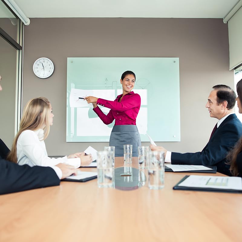 Frameless Magnetic Dry Erase Glass Whiteboard - 36
