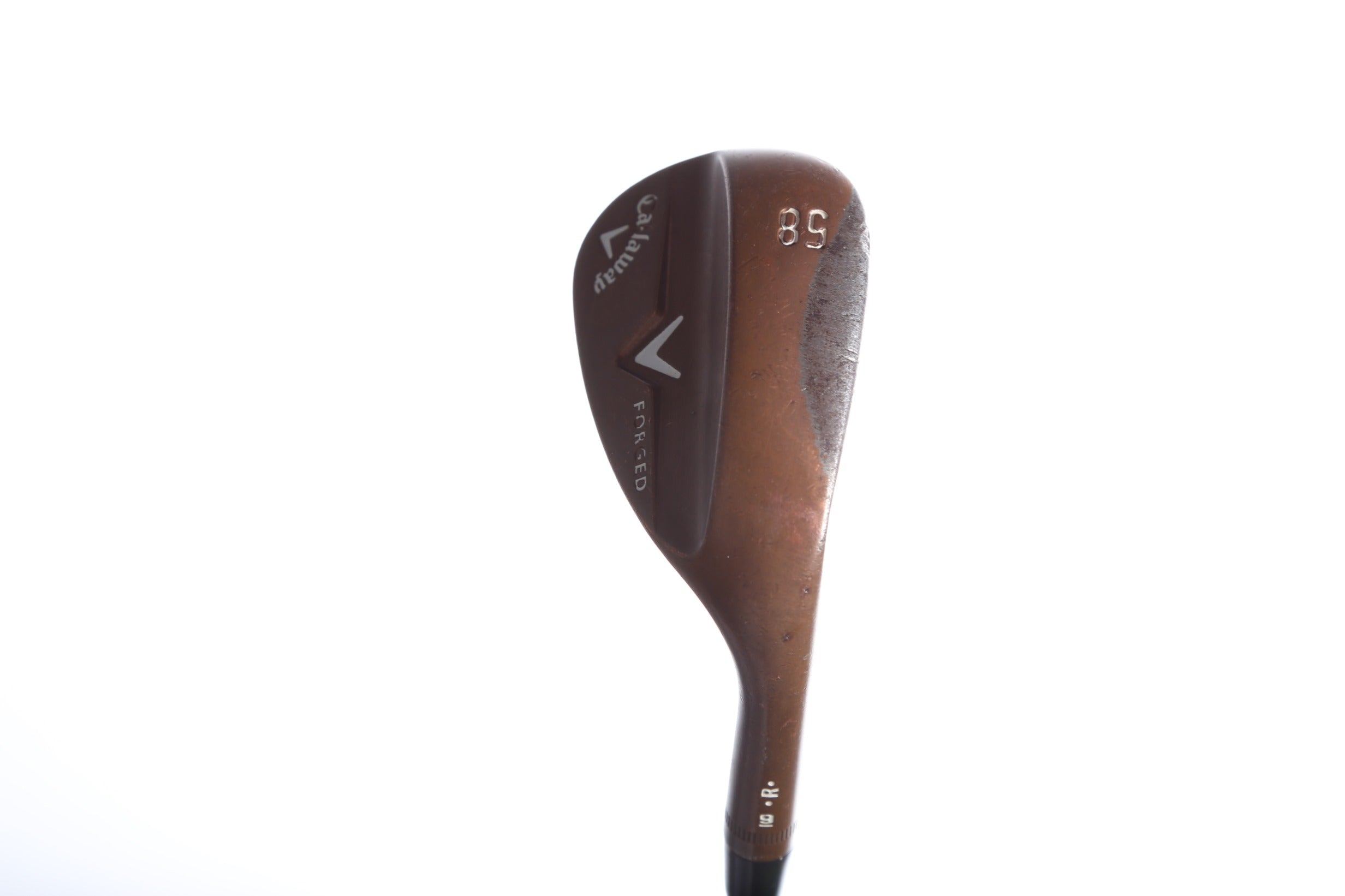 Used Callaway Forged Copper Lob Wedge 58° Right Handed Stiff Flex Golf Club - Perfect for Short Game Shots & Bunker Play