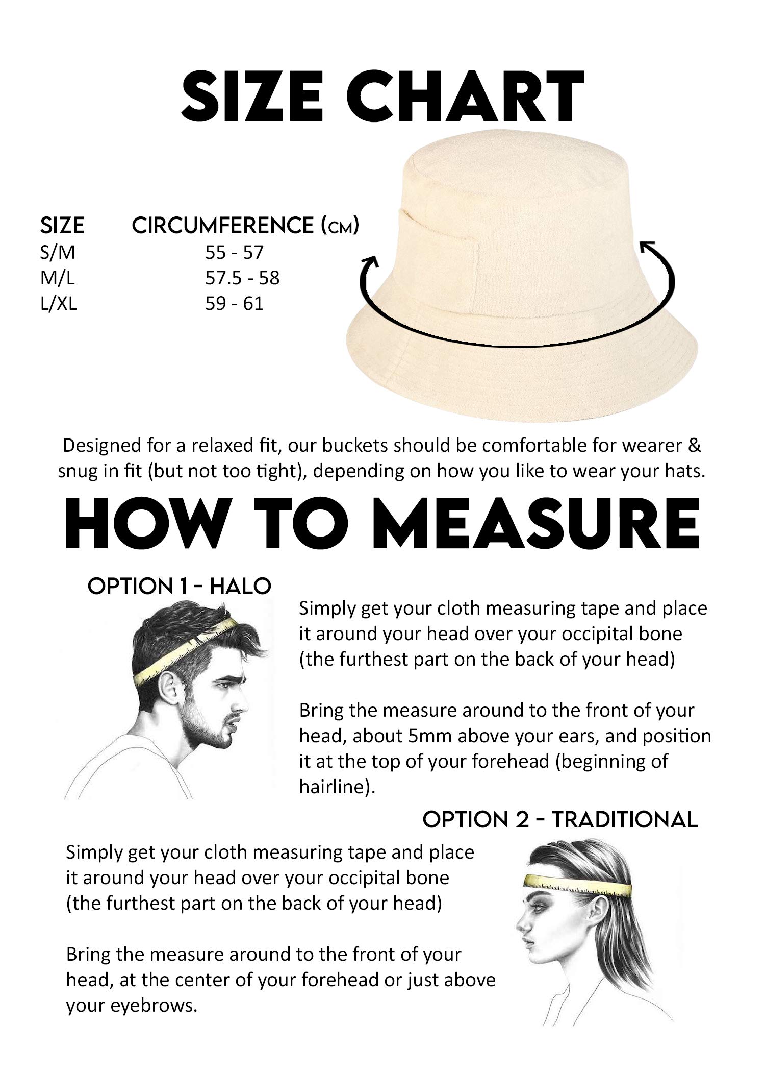 Lack of Color Women's Wave Terrycloth Bucket Hat - Summer Beach Sun Hat for Women, Fashionable UV Protection Wide Brim Hat for Outdoor, Travel, and Vacation