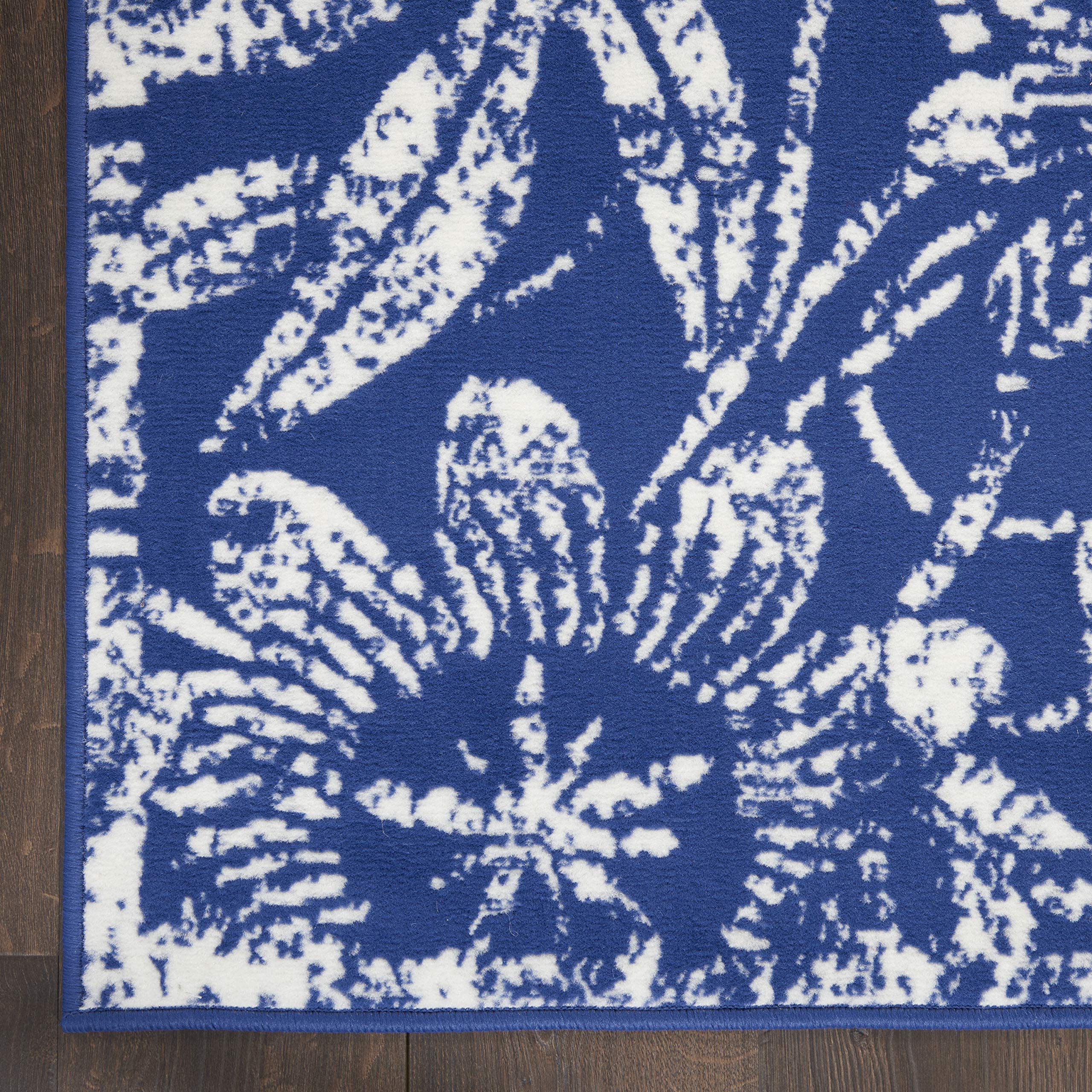 Nourison Whimsicle Floral Navy 8'4