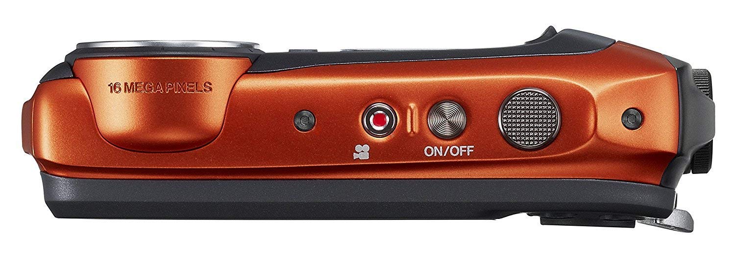 Fujifilm FinePix XP90 Waterproof Digital Camera 16.4MP 5x Zoom - Renewed (Orange) | Perfect for Outdoor Adventures, Snorkeling & Travel Photography