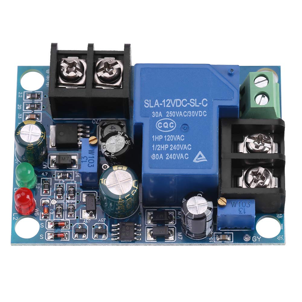 Asixx 30A 12V Automatic Battery Charger Controller with Protection Module - Perfect for Solar Panels, RVs, Boats & Off-Grid Power Systems
