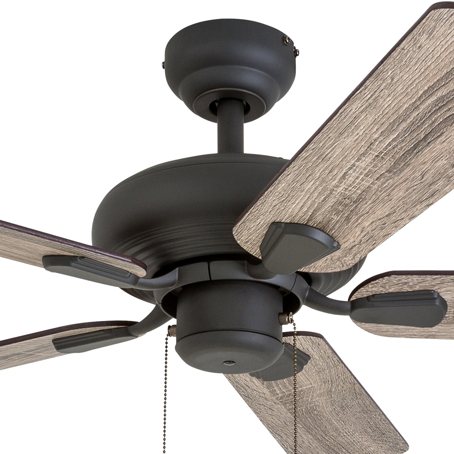 42 Inch Russwood Bronze Ceiling Fan with Pull Chain - Perfect for Living Room, Bedroom, and Outdoor Patio Cooling