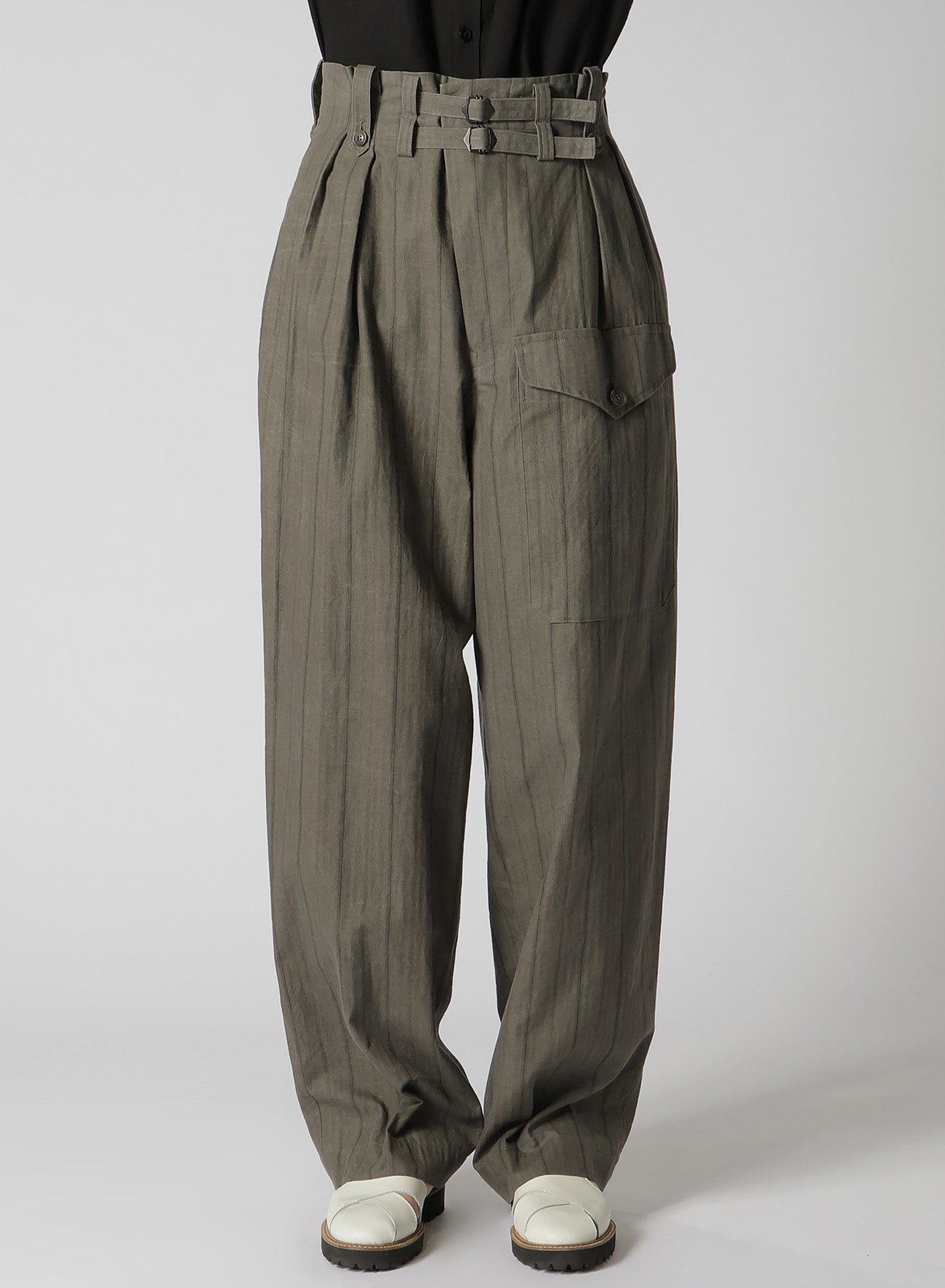 Premium Cotton Stripe Ink Dyed Gurkha Pants for Men - Comfortable & Stylish Casual Trousers for Outdoor Adventures, Travel & Lounge Wear