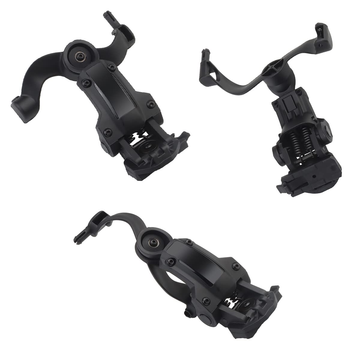 Tactical Helmet ARC Rail Adapter - Multi-Angle Rotating Headset Bracket for Military & Airsoft Headphones | Perfect for Combat Training, Shooting Range & Outdoor Activities