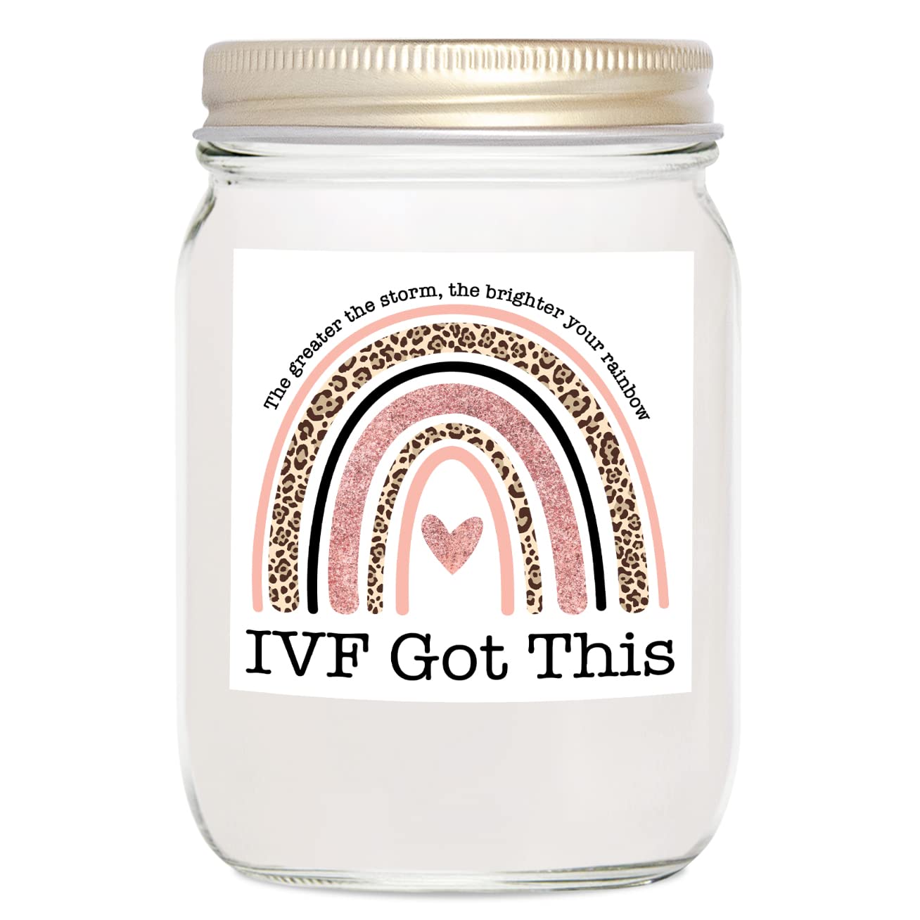Fertility Candle for Women - 7oz IVF Support Candle, Natural Soy Wax Aromatherapy Candle with Lavender & Vanilla - Thoughtful Infertility Gift & Encouragement for Women - Perfect for Meditation, Relaxation & Fertility Rituals